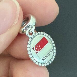 Pandora Singapore Flag  Exclusive Charm
